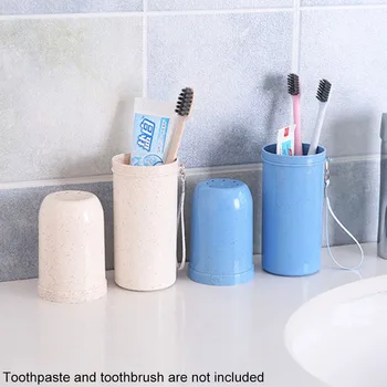 1tk kaasaskantav hambahari omanik hamba kruus hambapasta cup, vann, reisi kasti 4 värvi