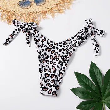 Naiste Mood Klassikaline Leopard Printida Split Bikiinid Komplekti Supelrõivad Seksikas Õhuke Rihm Päitsed Ujumistrikoo trikoo Beachwear bikinis