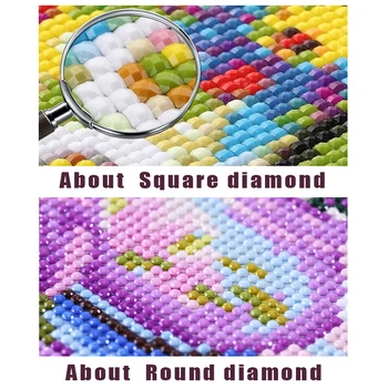 Tikandid 5D Teemant on ristpistes, Detective Conan Värvimine Anime Home Decor Täis Square Puurida Mosaiik Pilt Käsitöö Wall Art