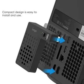 Vertikaalne jahutusventilaatorid Xbox Seeria X Konsooli Jaama Külmik Välise USB-Porti Fänn XBOX-Seeria X-Mängude Tarvikud