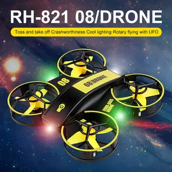 Mini Remote Control Quadcopter With Fixed Altitude Pressure Light Drone Remote Control Airplane Toy