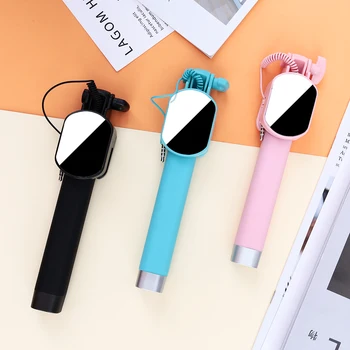 Floveme Bluetooth-Selfie Stick Mini Statiiv Pikendatav Monopod koos fill light Remote shutter IOS-i ja Android telefon