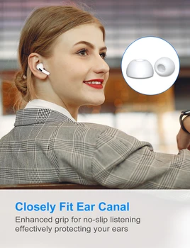 Uusim eartips jaoks AirPods Pro Asendamine Earbuds Asendamine 6 Paari Earbuds, mille puhul Airpods Pro(Silikoon)