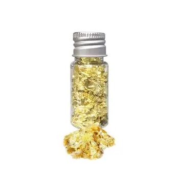 3TK kuldne Foolium Paber Teenetemärgi Imitaition Gold Flake Siver Leaf Küünte Ilu Rose Gold Foil Killud Käsitöö Raamat