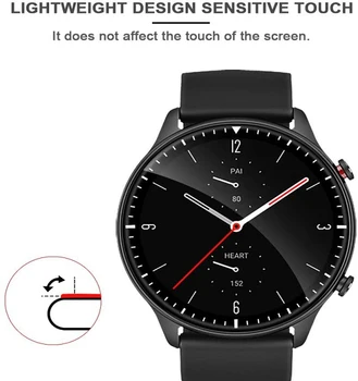 3D Kaardus Selge TPÜ Täieliku Katvuse Screen Protector For Huami Amazfit GTR 2 Smart Watch kaitsekile Kaas Amazfit GTR 2