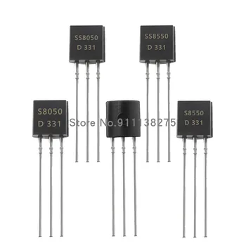 100tk/palju S8050 S8550 SS8050 SS8550 TO-92 8050 Uus triode transistori Laos