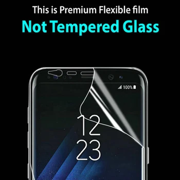 Täielik Katmine Pehme TPU Screen Protector Film Samsung Galaxy S6 S7 S8 Lisa 8