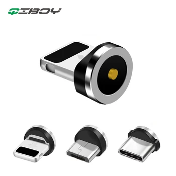 Ring Magnetic Plug Kaabel Micro USB/Tüüp C/ 8 Pin Adapteriga iPhone 12 Mobiiltelefoni Tarvikud (Ainult Magnetic Plug)