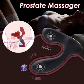 IGAL Vibreeriv Anal Plug Eesnäärme Massager Täiskasvanud Sugu Mänguasjad Meeste Vibraatorid Paarid G-punkti Stimulaator Naiste Masturbatsioon