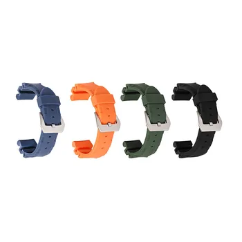 Watchband 22mm 24mm silikoonkummist Kella Rihm Ansamblid Veekindel Kellad Vöö Käepaela Must/Roheline/Sinine/Kollane