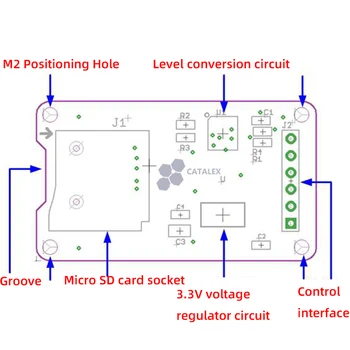 Micro SD Card, MINI TF-Kaardi Lugeja Moodul SPI liidesed Tasandil Converter Kiip PCB Jaoks Arduino