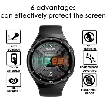 Kaitsekile Kaas Huawei Vaadata GT 2e / GT2E smart watch Tarvikud Full Screen Protector GT2E Juhul 3D Kaardus Serv film
