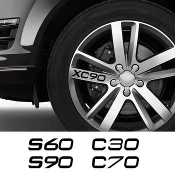 Volvo S60 XC90 V40 V50 V60 piima vahustamine s90 V90 XC60 XC40 T6 AWD C30 C70 S80 ja V70 XC70 Auto Velje Vinüül Kleebised Decal Auto Tarvikud