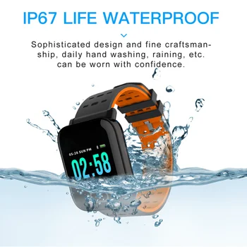 1.3 Tolline A6 Smart Watch Mehi Täis Touch Fitness Tracker Vererõhk Smart Kella Naiste Smartwatch Veekindel Pulsikell