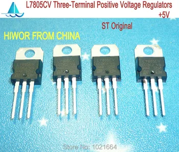 10tk/palju L7805CV L7805 7805 Kolm-Terminali Positiivne Pinge Reguleerivate 5V ST Orginaal