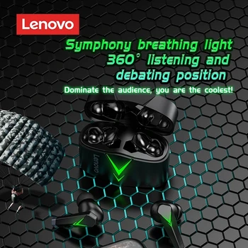 Lenovo LP6 TWS Kõrvaklapid Juhtmeta Bluetooth-V5.0 Sport Kõrvaklapid Mängude Headse:Nr-Delay, in-Ear Sport, Universal Apple Android