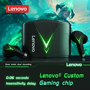 Lenovo LP6 TWS Kõrvaklapid Juhtmeta Bluetooth-V5.0 Sport Kõrvaklapid Mängude Headse:Nr-Delay, in-Ear Sport, Universal Apple Android