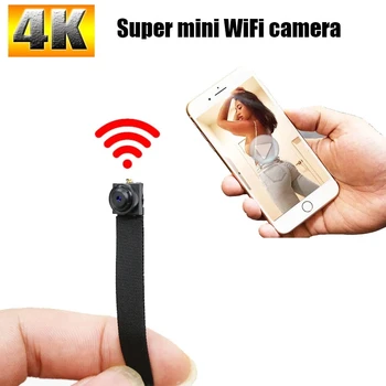 HD 4K DIY Kaasaskantav WiFi IP Mini Kaamera Öise nägemise Remote View P2P Juhtmeta Mikro veebikaamera, Videokaamera Video Recorder