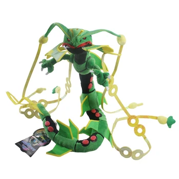 2styles Mega Roheline Rayquaza Dragon Loomade -, Plüüš-Nukk 83 cm, PVC Must Rayquaza Kogumise Mudeli Mänguasi Jõulud Kingitus Lastele