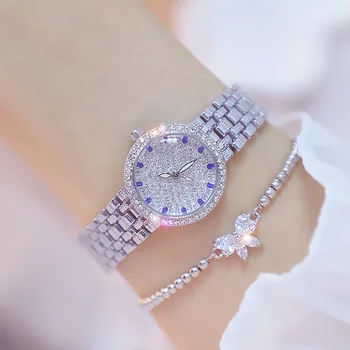 2021 Mesilaste Õde Teemant, Kvarts Luksus Hardlex Watch Naine Tõusis Kulla Daamid Stainles Terasest Veekindel Randmele käekella Crystal Unikaalne