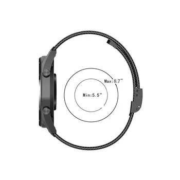 Milanese Watchband jaoks Huawei vaadata GT2 46 mm/GT2e/GT/Au Magic 2 Quick Release Bänd Võre, Roostevabast Terasest Rihm Käepael