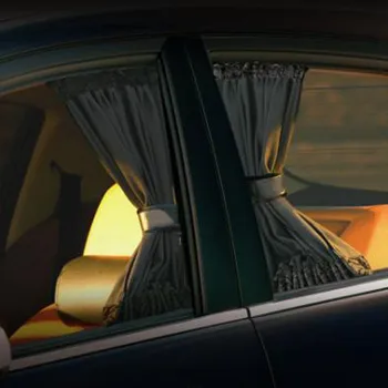 2tk Universaalne Päikesevarju Auto Kardin Auto küljeakna Päikesevarju Kardinad Auto-Styling Auto Windows Kardin päikesesirm Rulood Kate