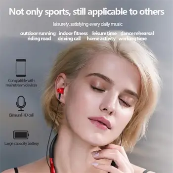 Traadita Blueteeth Kõrvaklappide Taga Rippus Blutooth 4.2 Reaalne DSP Stereo Smart Müra Vähendamise HD Kutsudes Veekindel Peakomplekt Sport