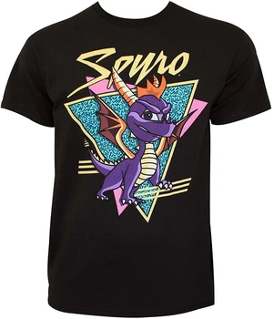 Spyro - Dragon Logo Retro Oficial - Camiseta Para Hombre Liiga Tee Särk