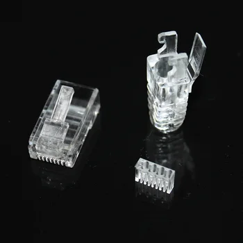 OULLX RJ45 Cat6 Pesa Kolm rõivakomplekti UTP kullatud Ethernet Kaablid Võrgustik, RJ-45 Pistik Crystal Pead Crimper 3 in 1