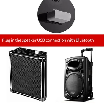 Bluetooth-USB-Adapter 5.0 kiire Stabilizer Auto Raadio Subwoofer, Võimendi Multimeedia Audio Adapter Klaviatuur, Hiir
