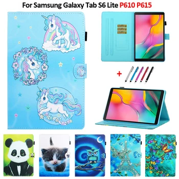 2020 Uue Tahvelarvuti Juhul Funda Samsung Galaxy Tab S6 Lite 10.4 10 4 Coque Kass Panda Anime Kate Galaxy Tab S6 Lite Juhul