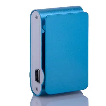 Metallist Klamber Digital Mini MP3 Mängija 1,8 Tolline LCD-Ekraan Toetab TF Card USB 2.0 3,5 mm Kõrvaklappide Pesa