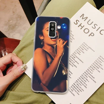 Silikoonist Case for Samsung A9 A8 A6 Pluss A7 2018 Shell Selena quintanilla Samsung Galaxy A7 A5 A3 2017 2016 Kate