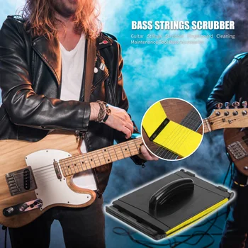 Electric Guitar, Bass Stringid Skraberi Fingerboard Hõõruda Puhastus Vahend Korrashoid Hooldus Bass Cleaner Kitarr Accessorie