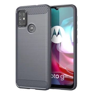 Motorola Moto G30 Puhul Moto G30 Coque Tagasi Telefoni Kaitseraua Põrutuskindel Pehme Armor TPÜ Juhul Motorola Moto G30 G 30 Fundas
