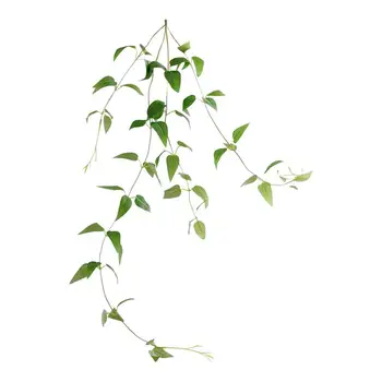 1tk Dekoratiivsed Kunstlik Taim Raud Juhtmed Võltsitud Elulõngad Leaf Viinapuu (Roheline)