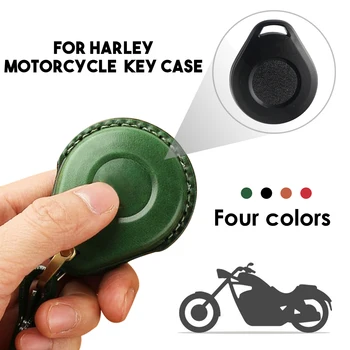 Mootorratta Smart Key Ehtne Nahk Juhul Fob Katta Harley Davidson X48 1200 Street Glide Võtmehoidjad Mootorratta Võti Kate