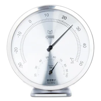 304 Roostevaba Teras Temperatuuri Hygrometer Kodu Sise Termomeeter Täpsusega Seina Hangable Mõõtmise Vahend Õhuniiskuse Mõõtja