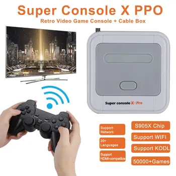 Video Mängu Konsool 4K HD Super Konsooli Arcade Lapsed Retro Mängude Emulaator Pre-install 50000 Mängud Väljund X-Pro TV/Gaming Mängija