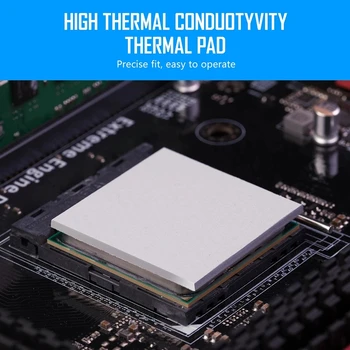 Zezzio Pehme Soojuse Hajumise Silikoon Padi CPU/GPU Graafika Kaardi Thermal Pad Emaplaadi silikoonmääre Pad Multi-Suurus