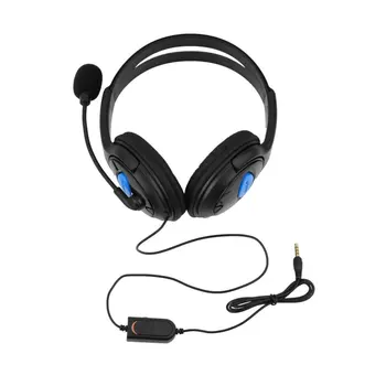 Wired Gaming Headset Kõrvaklapid Kõrvaklapid Mikrofoniga Stereo Mic Supper Bass Sony PS4 PlayStation 4 Mängijatele Hulgimüük