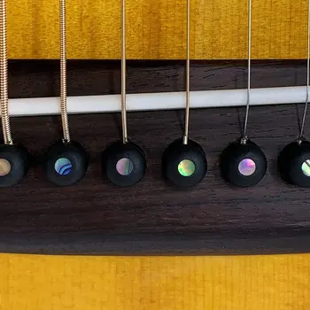 6tk/set String Küüned Pin-Akustiline Kitarr Ebony Silla Sõrmed + Sõrmed Lemmikutega Kitarri Tarvikud