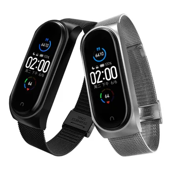 10 Värvi Reguleeritav Veekindel Ja Vastupidav Sport Smart Watch Asendamine Roostevaba Teras Rihma Xiaomi Mi Band 5