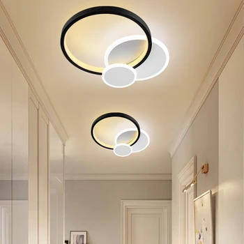 2021 uus led lakke lamp elutuba, magamistuba rõdu ring lamp kaasaegne minimalistlik vahekäiguga lamp atmosfääri lühter