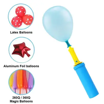 Õhupalli Pump Kaasaskantav Õhu Inflator Õhupalli Inflator Plastikust Käeshoitav Balloon Air Pump Pulmapidu Sünnipäeva Teenetemärgi Supplie