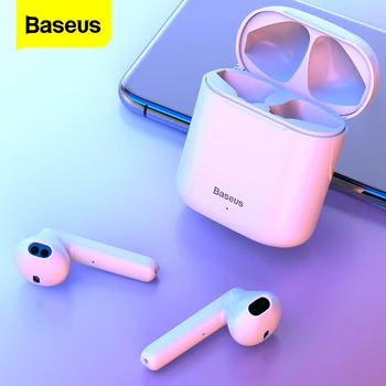 Baseus W09 TWS Traadita Bluetooth-Intelligent Touch Control Ear Bud 5.0 Bluetooth Kõrvaklappide Tõsi, Traadita Peakomplekt Earbud