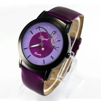 Uus Mood Tüdruk Daamid Quartz Watch Disc Print Liblikas Vaadata Luksus Ilus Vabaaja Quartz Watch женские часы наручные 50*