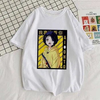 Kawaii Ohto Ai Ime Muna Prioriteet T-särgid, Naiste Riided Anime Graafika Tee Tops 2021 Suvel Femme Ülepaisutatud T-Särk camisetas