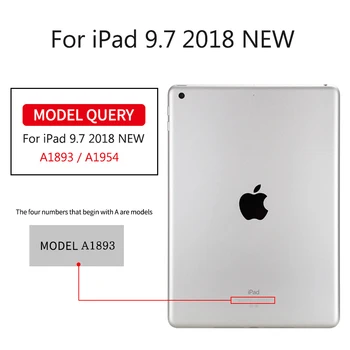 PU Nahast Kate iPad 6. Põlvkonna Juhtudel ipad 9.7 2018 A1954 A1893 Juhtudel iPad 6 9.7