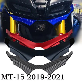 MT15 Mootorratta Süsiniku Firber Voolundi Esi-Aerodünaamiline Jaoks Yamaha MT-15 MT 15 YZF Winglets Alumine Kaas tarvikud 2019 2020